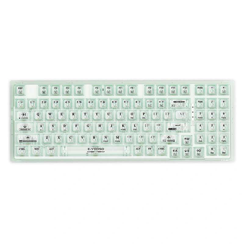 94 Schlësselen mechanesch Gaming Keyboard Wired